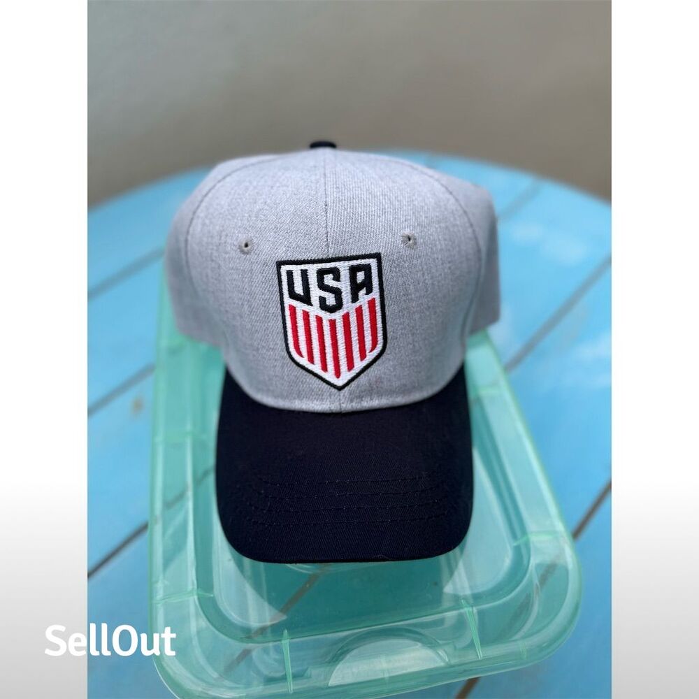 USA Gray and Black Cap - Picture 5 of 5